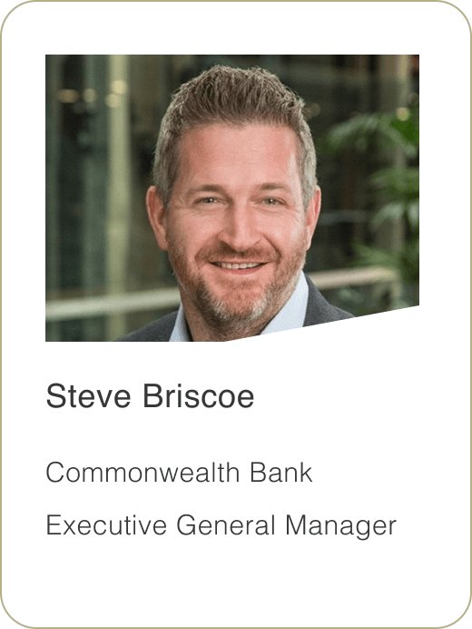 Steve Briscoe Commonwealth Bank Executive General Manager