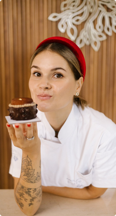 photo of Katya, the founder of the culinary academy