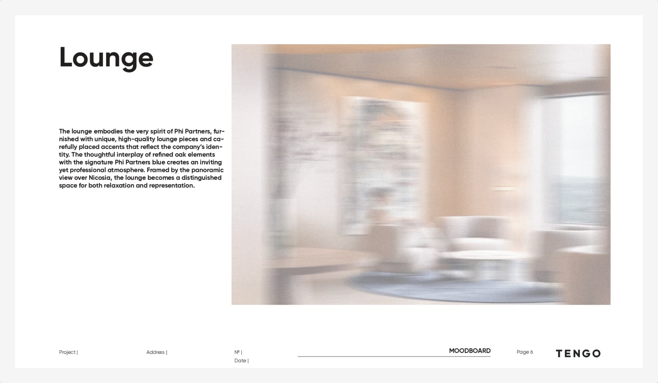 Moodboard projekt biurowy