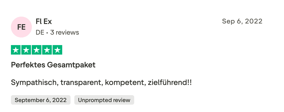 Teilnehmer-Bewertung