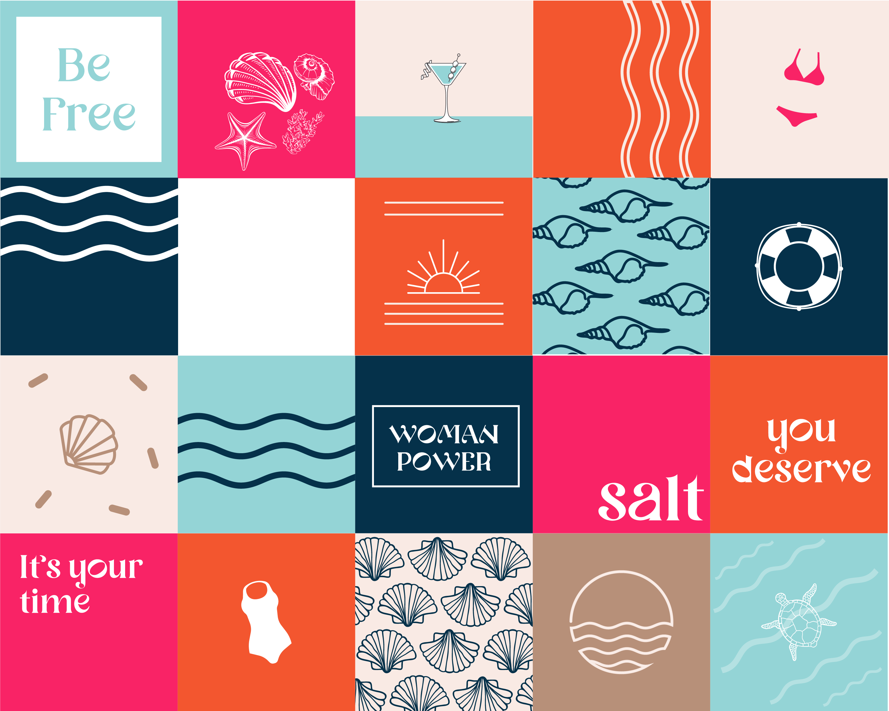 Salty DXB patterns/moodboard