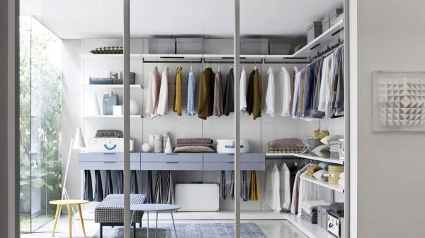 наши модели открытых гардеробных в итальянском стиле