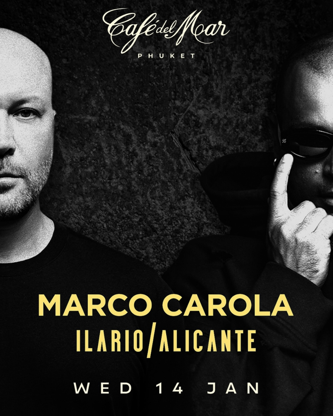 Marco Carola — DJ выступление на Пхукете, 14 января 2026