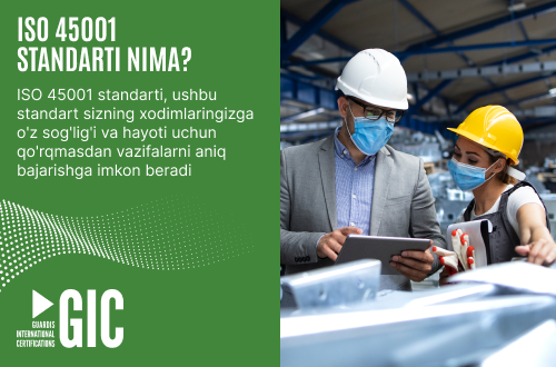 ISO 45001 standarti nima?