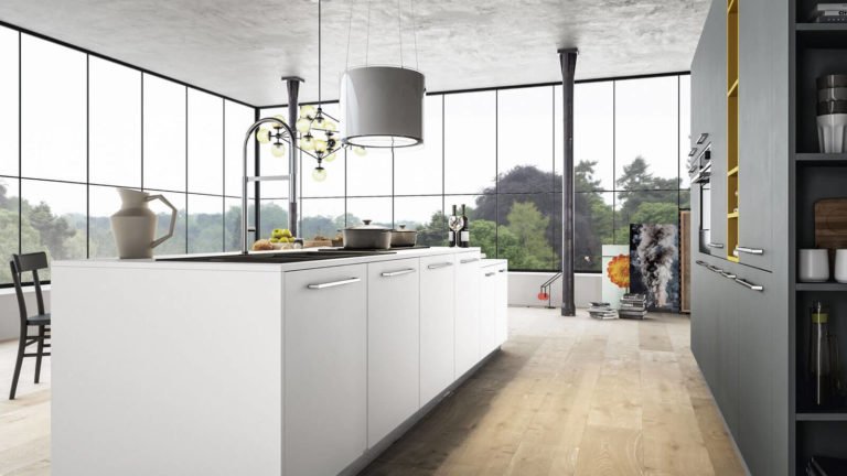 Островная кухня, расположение кухни с островом