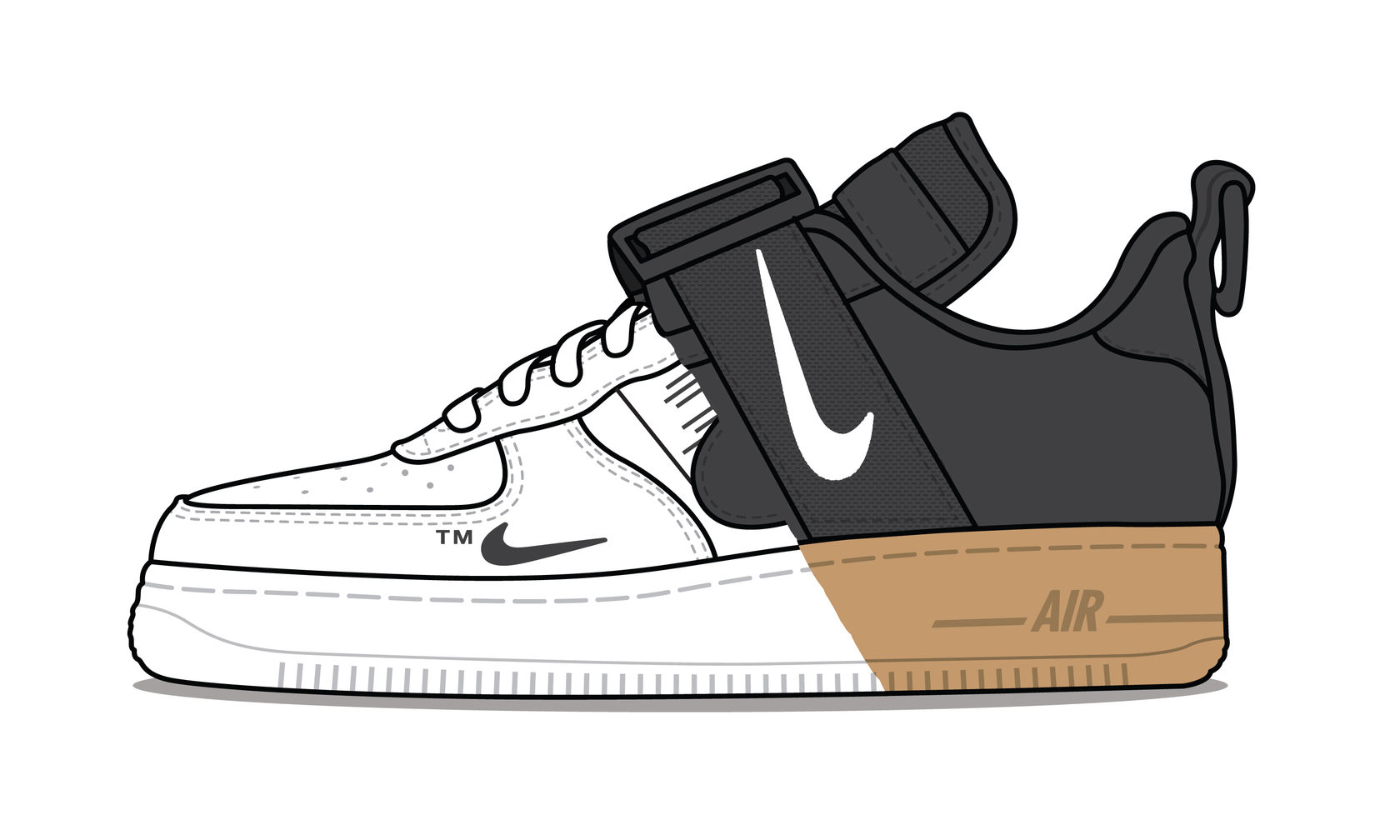 Nike air force 2025 1 utility sketch pack