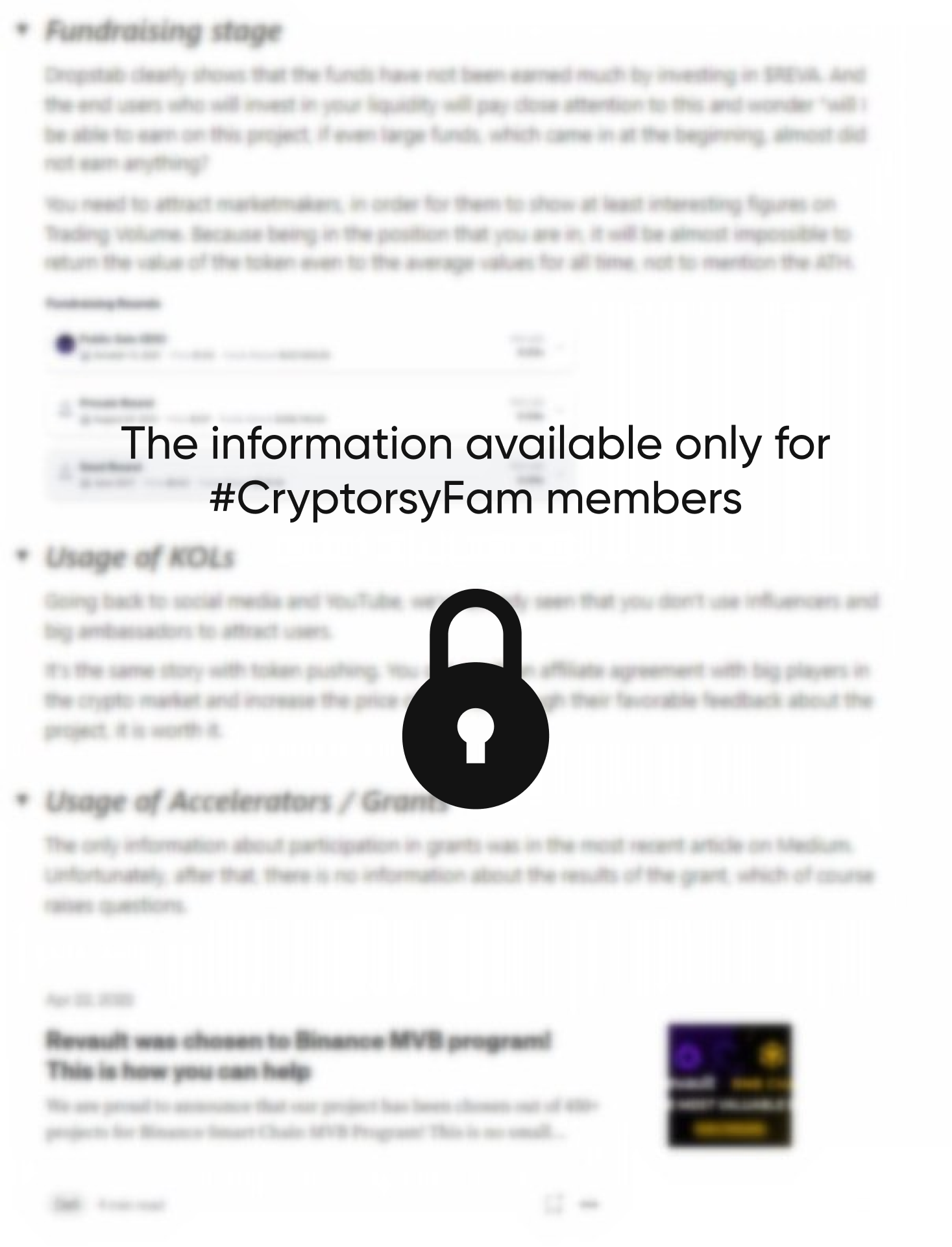 Info for CryptorsyFam