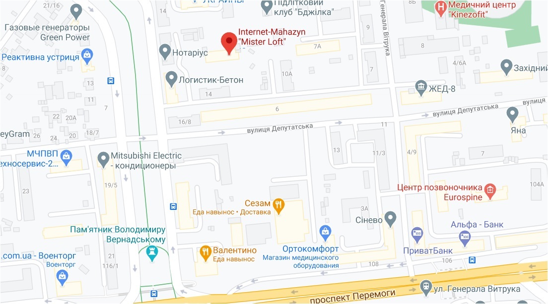 карта фото