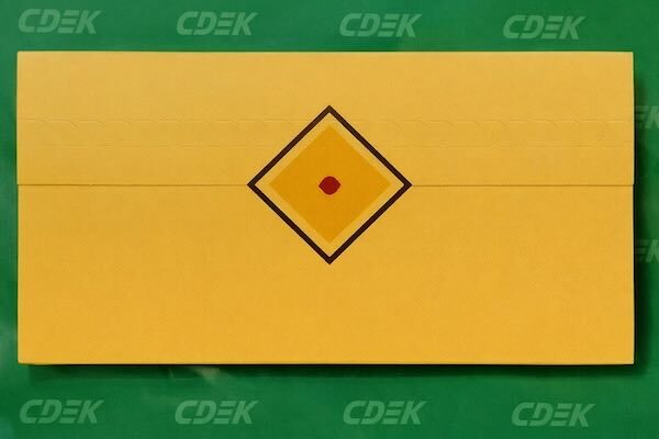 Запечатанный конверт  в ПВЗ СДЭК (заказ был оформлен онлайн)