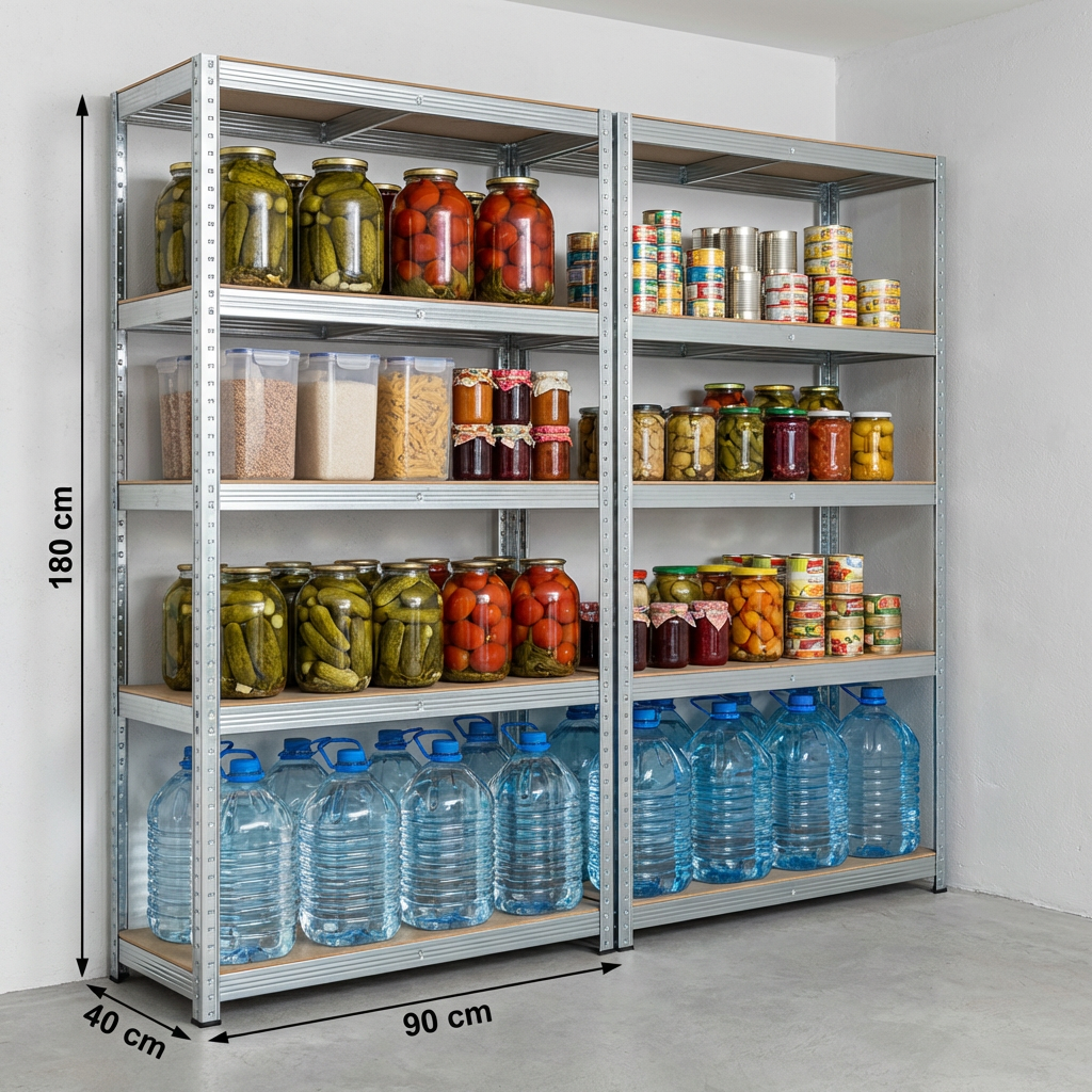 Металевий стелаж TomShop