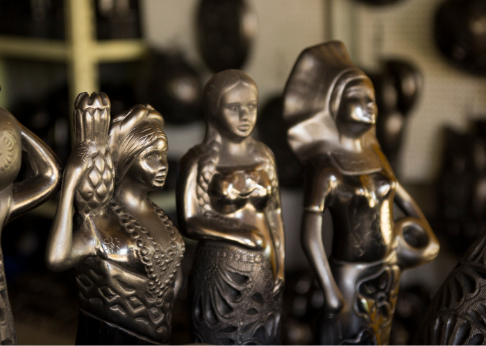 figuras de barro negro oaxaqueño