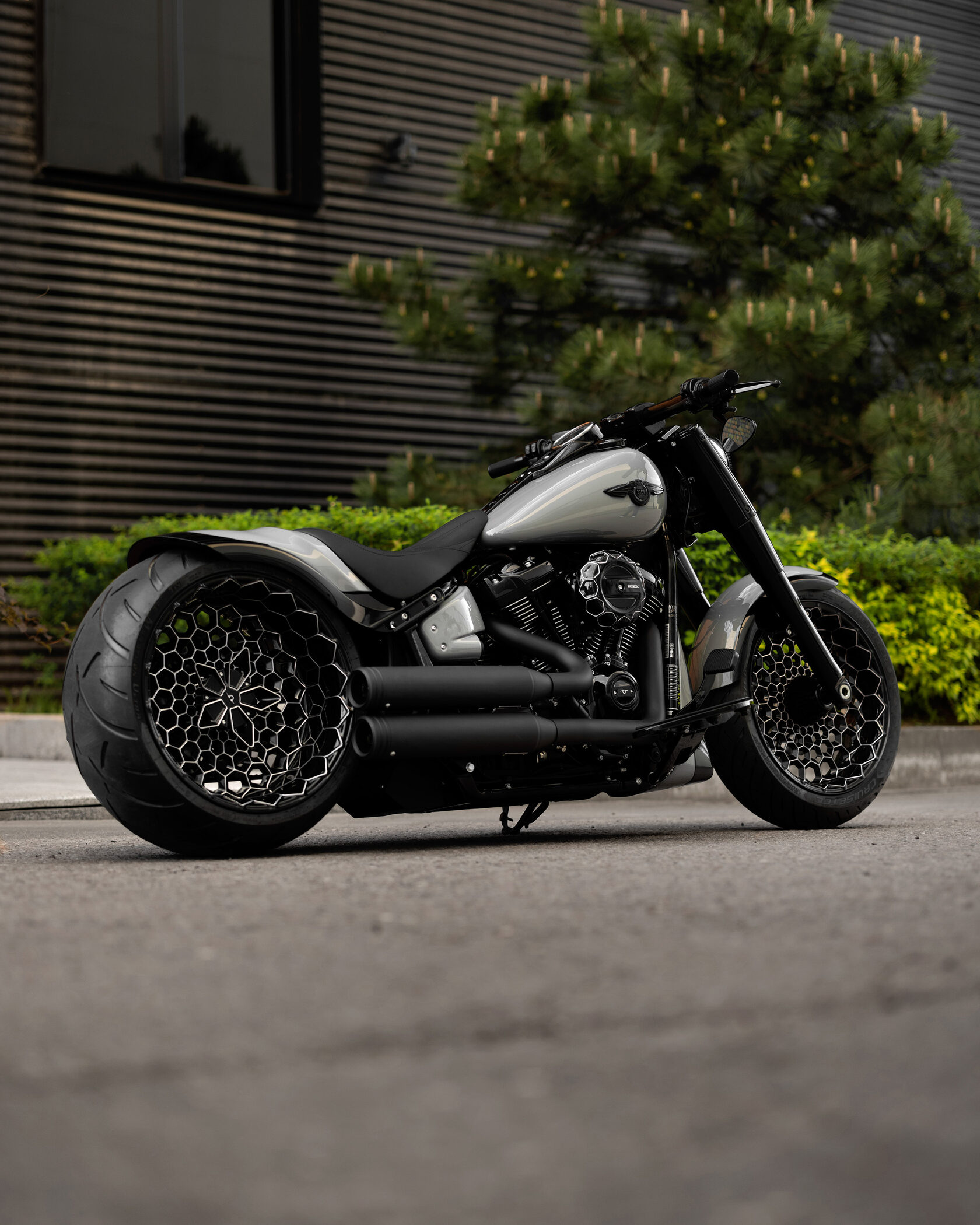 FATBOX by BOX39 — Custom Wide-Tire Motorcycle from Dubai