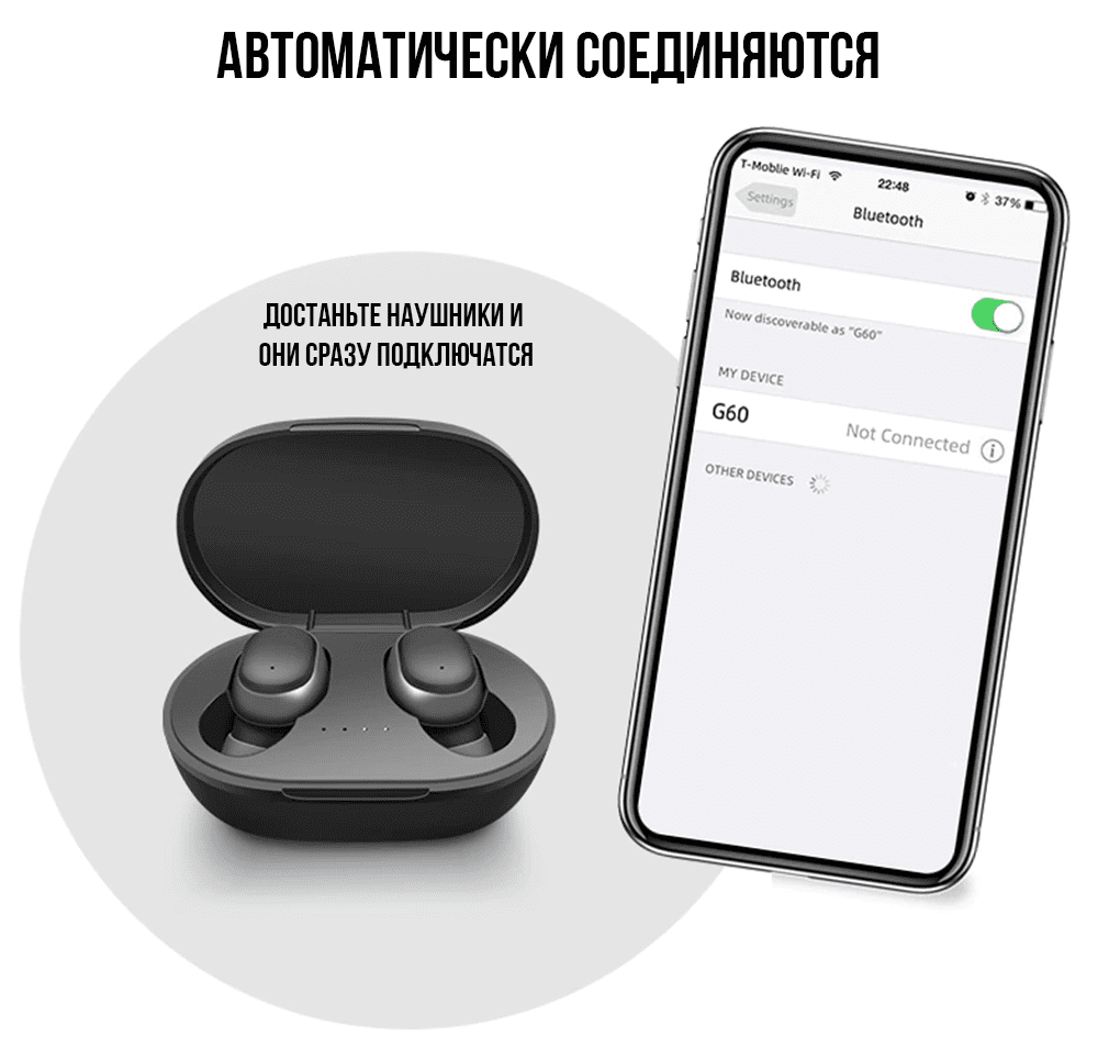 Беспроводные Bluetooth наушники JK-10