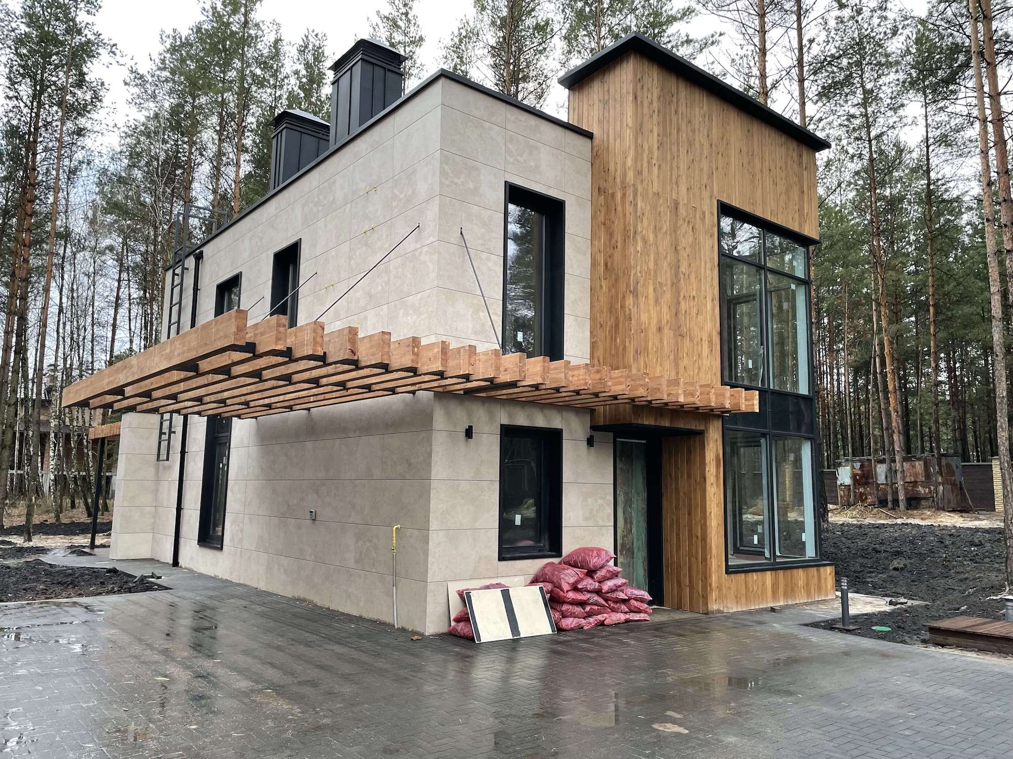 Пергола з модрини