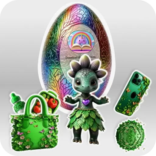🦕 LARGE SURPRISE EGG: Dino Girl