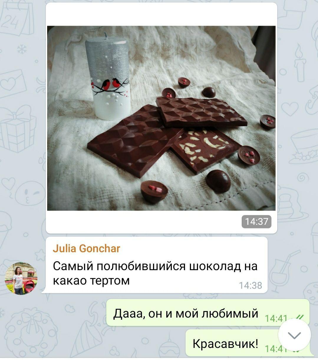 Обучающий курс по шоколаду