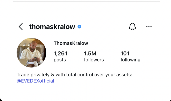 thomaskralow on Instagram, 1.5M followers