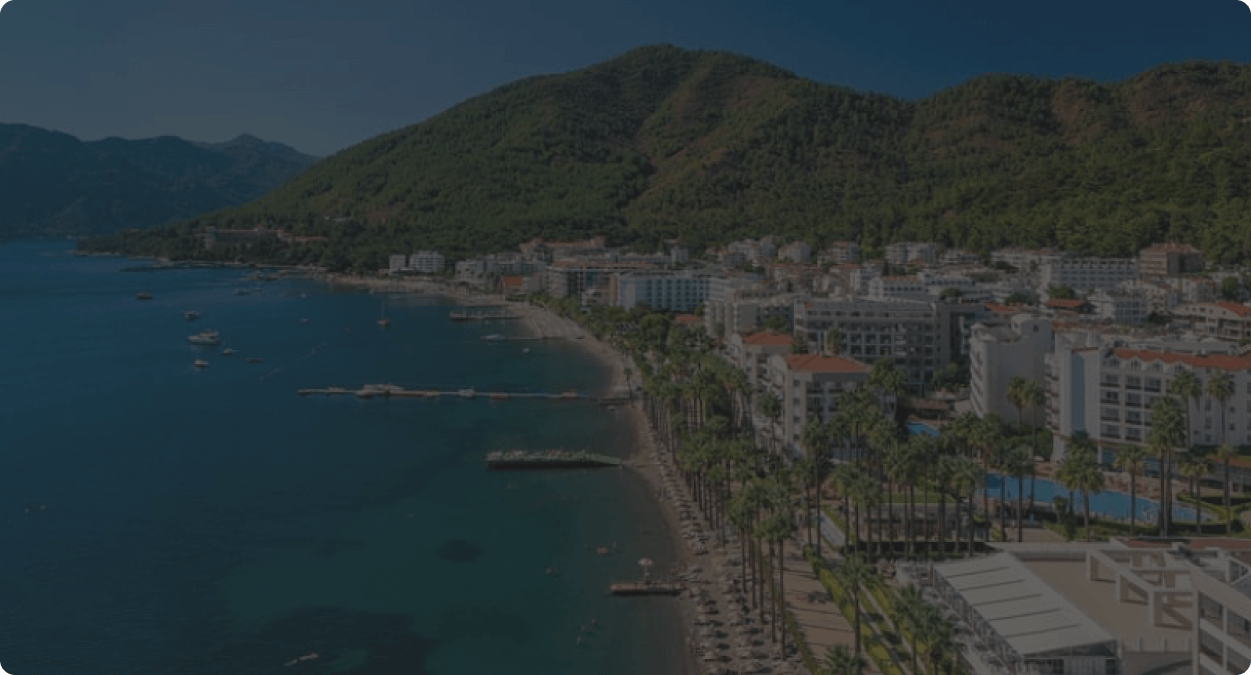 Location of a dental clinic in Marmaris