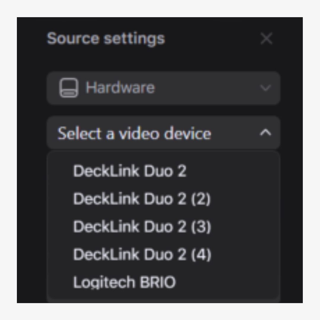 Direct Convert Sources list