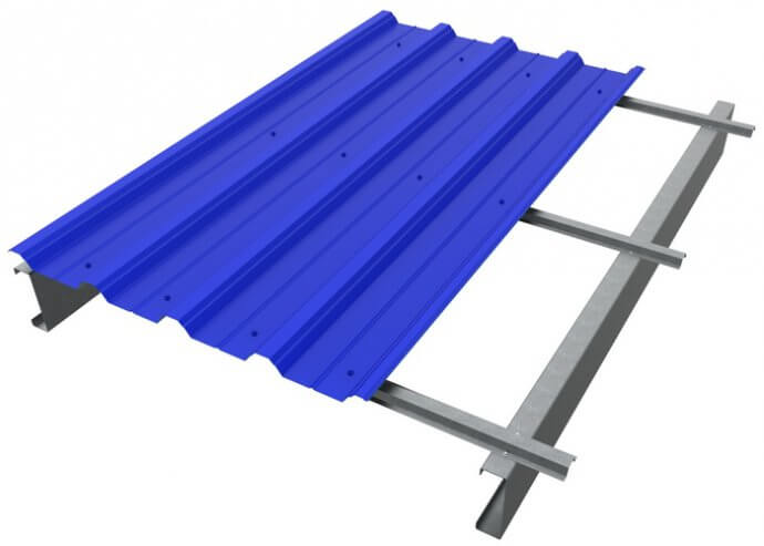 Застосування Ω-профілів в якості обрешітки