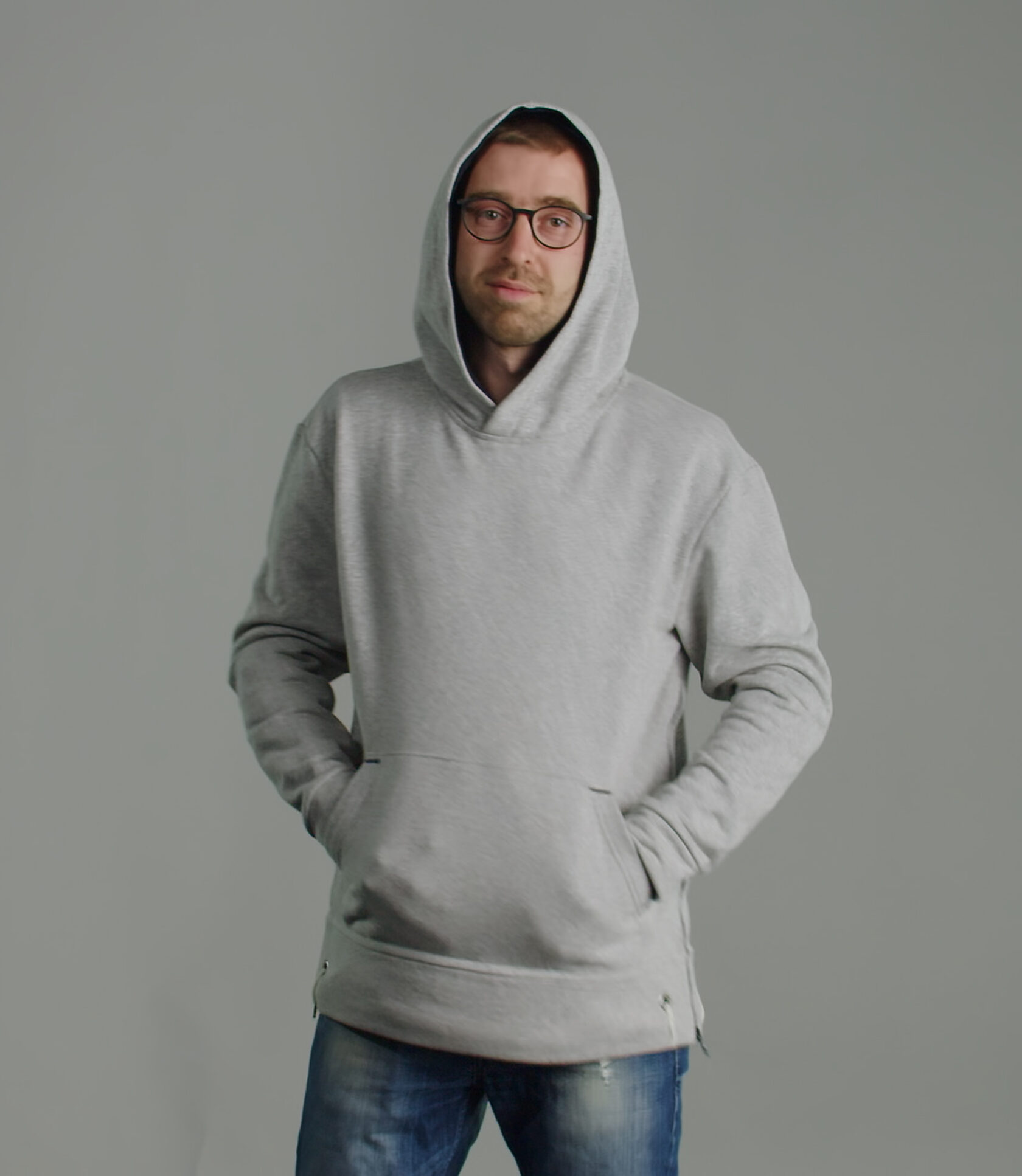 【SATIIIZ】Rika Quilted Work Hood Jumper Shop Smoke Rise Tapestry Jacquard Sweater- ST24665SNZ-SCA