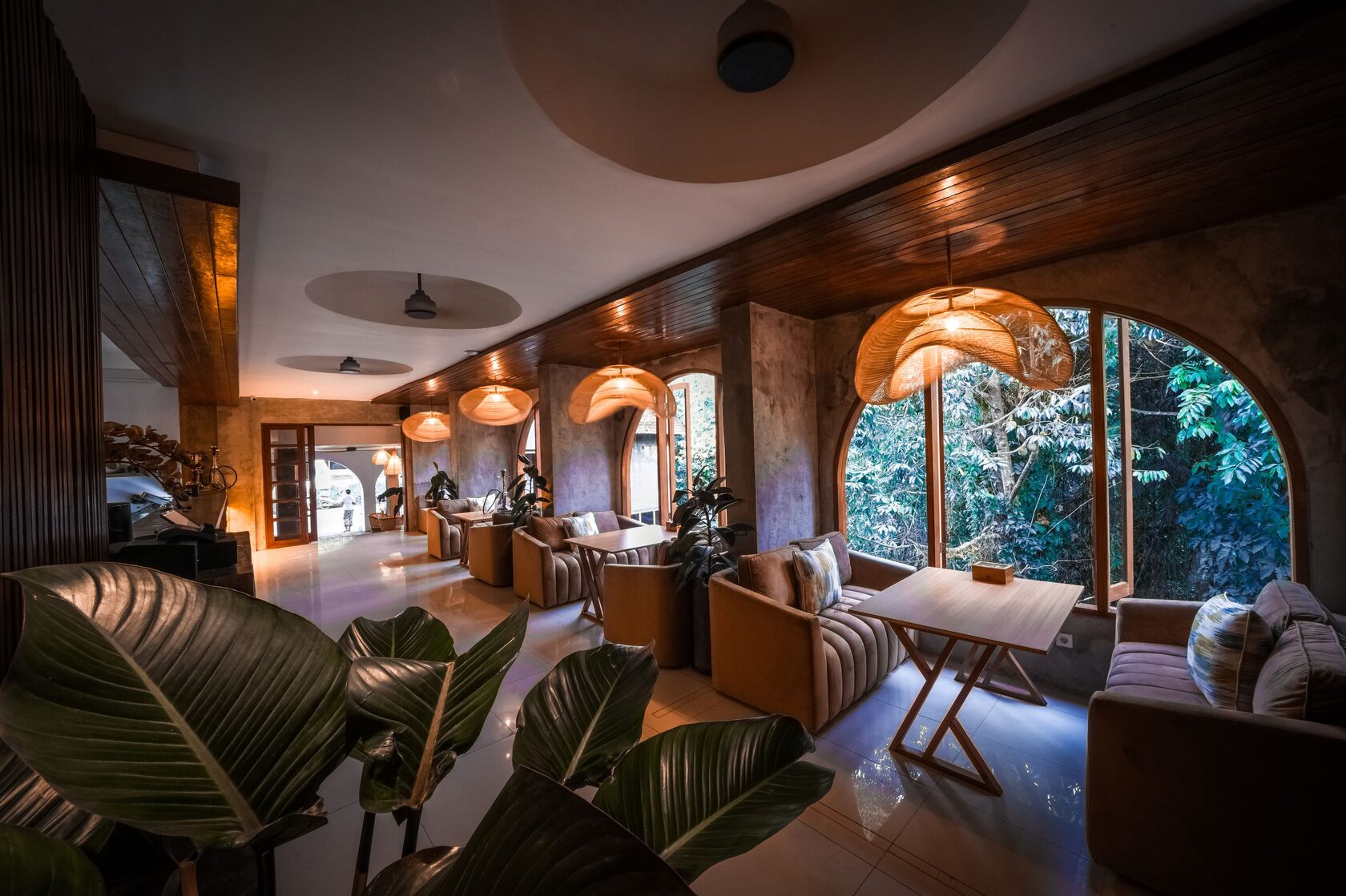 Menu selection and dining vibes at Eden Lounge Ubud