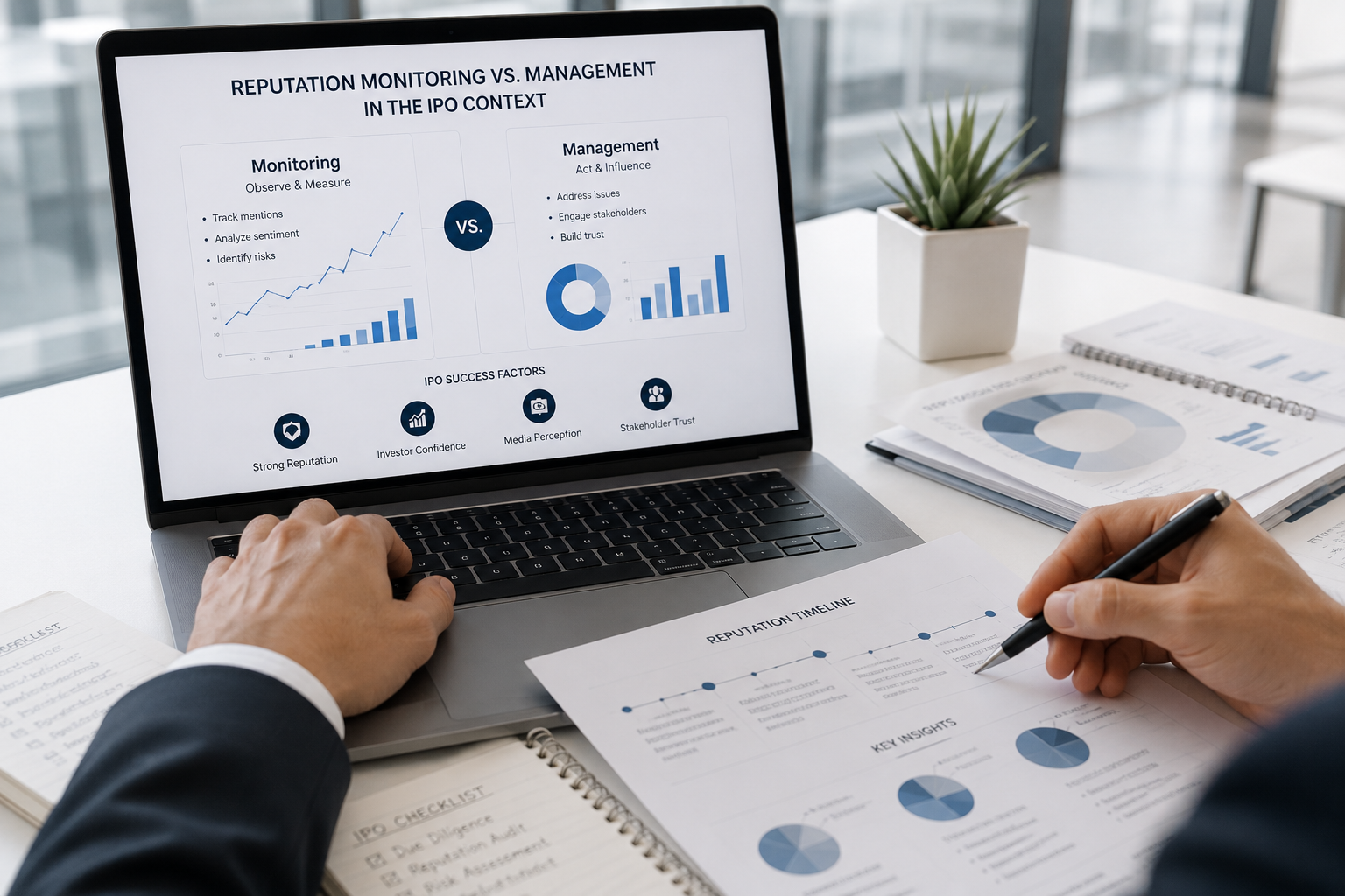 Reputation Monitoring vs Management