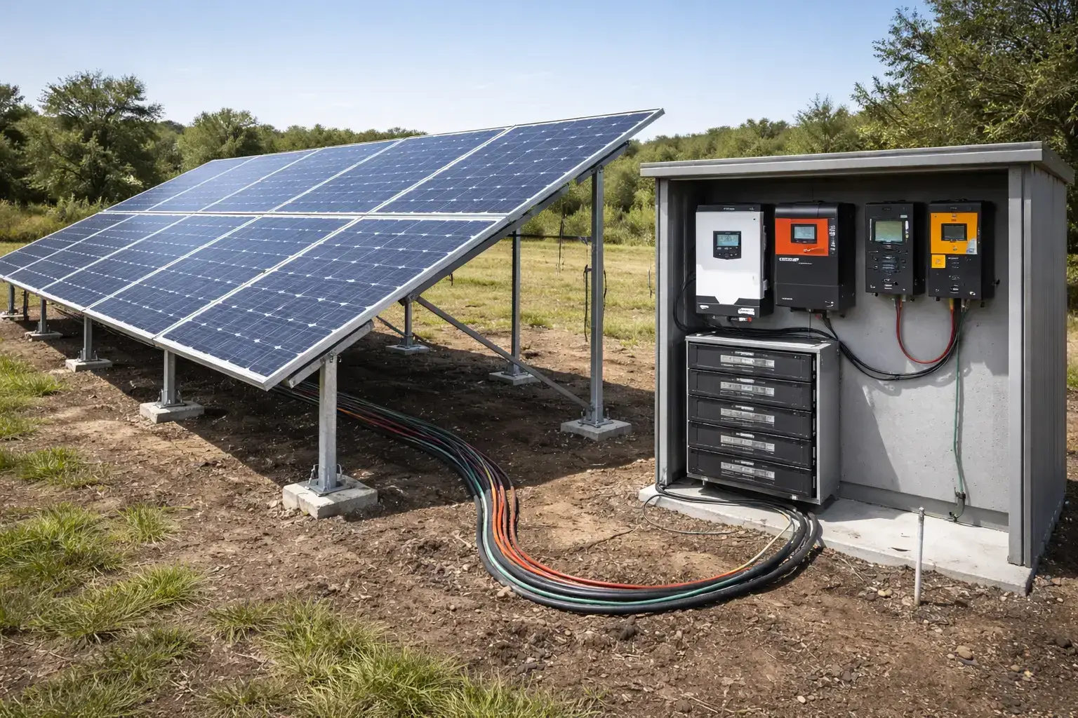 Hybrid солнечная электростанция под ключ