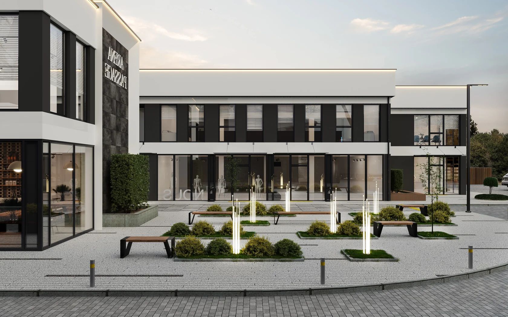 ARENA PASSAGE — главный вид комплекса