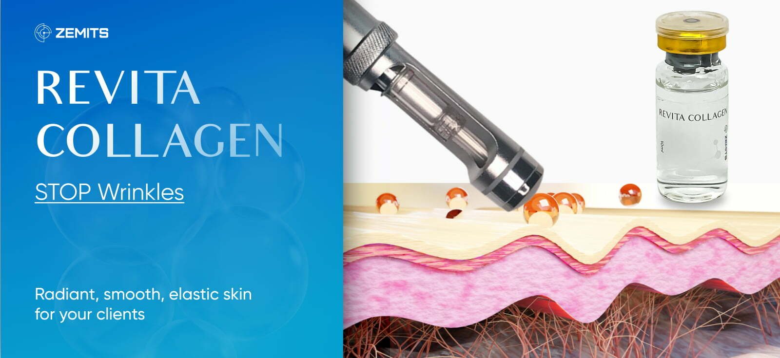 Zemits RevitaCollagen Collagen-Boosting Serum for Non-injection