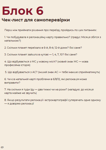 Сторінка методички: чек-лист самоперевірки