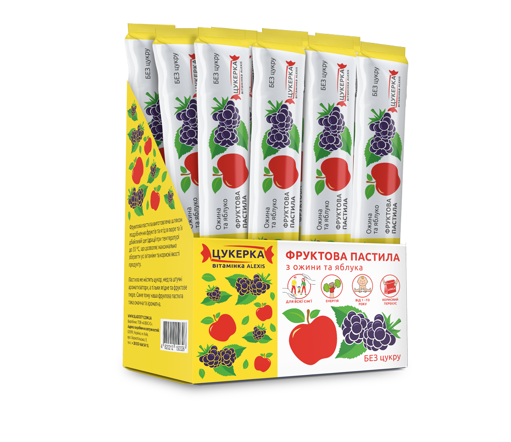 пастила ежевика и яблоко