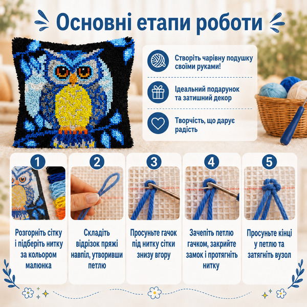 C01347 - Набор для вышивания наволочки