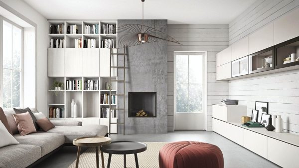 Дизайнерский книжный шкаф