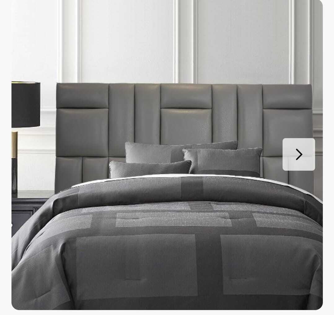 Luxury upholstered headboard in velvet by ABJ
