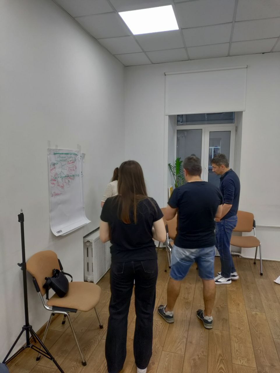 Учасники курсу під час практики