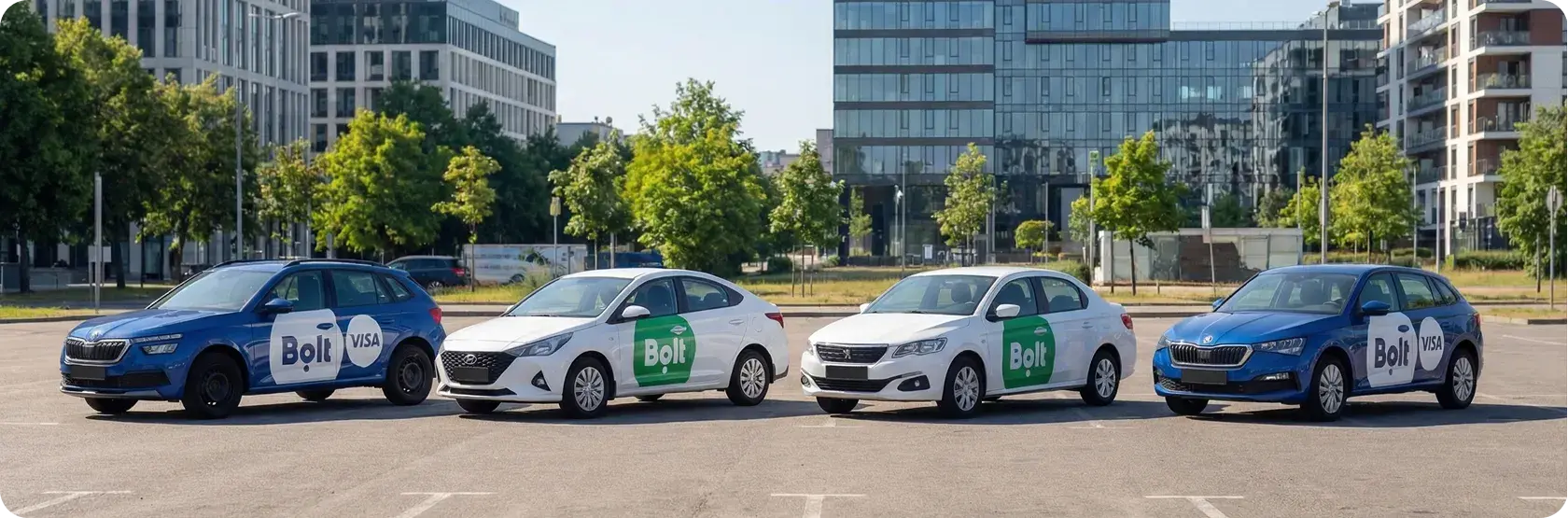 Автопарк G CAR для роботи в Bolt