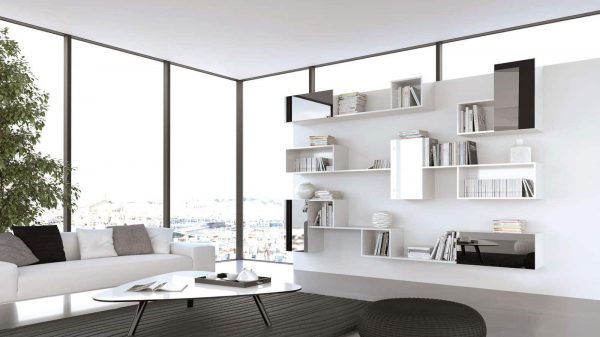 Подвесная мебель в гостиной