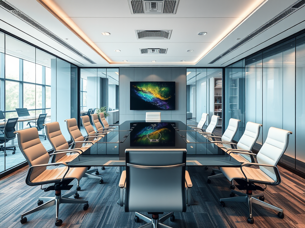 ABJ Bespoke Conference Room Design with Premium Acoustic Solutions and Smart Technology Integration Peterborough