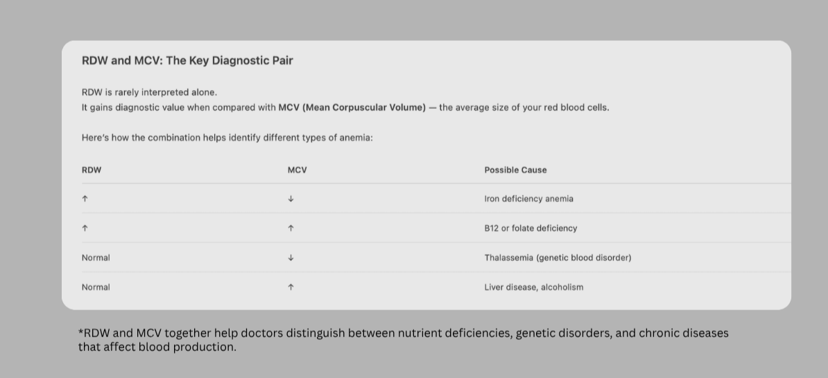 RDW Blood Test: Meaning, Normal Range, and How to Interpret Your Results