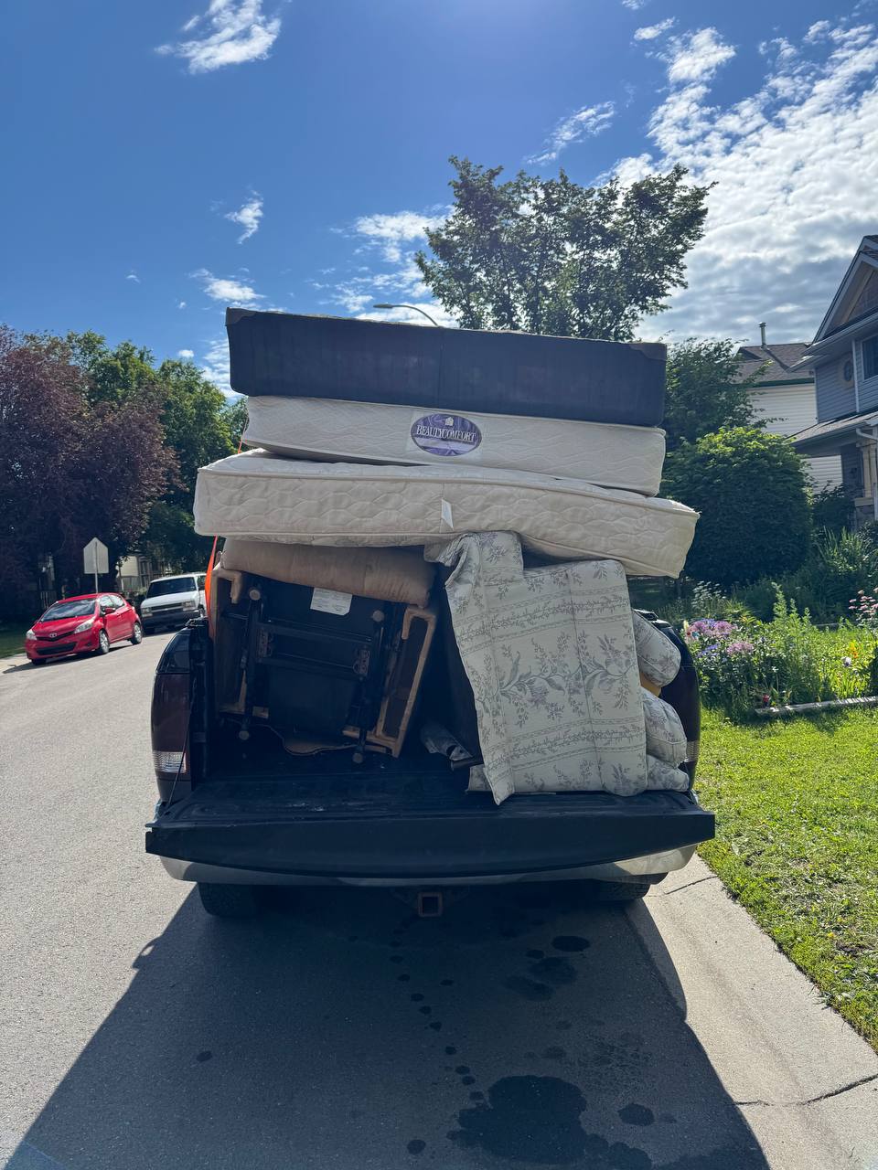 Sofa and mattress ready for pickup