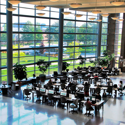 Компьютерна зона в кампусі Durham College