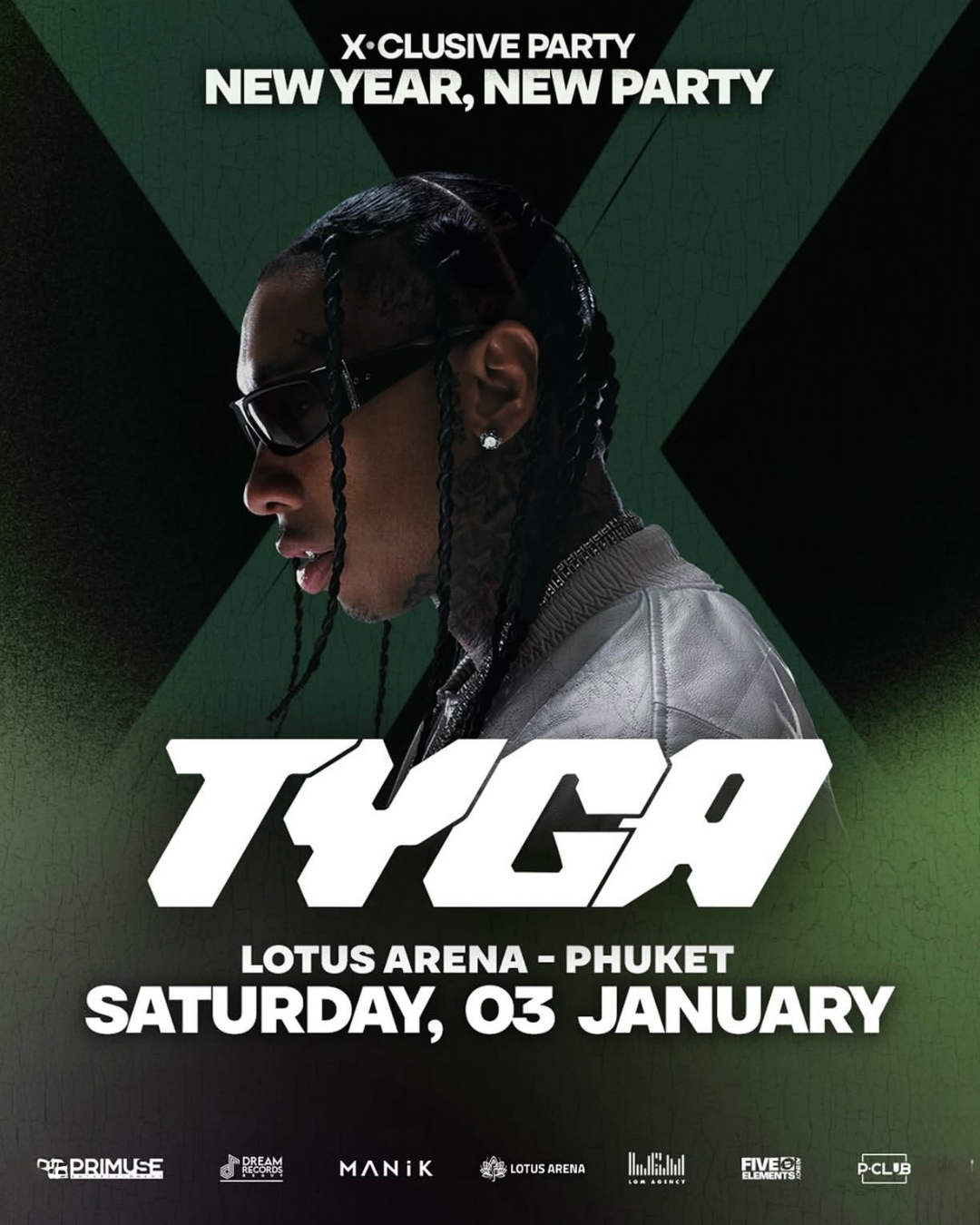 Tyga — концерт в Лагуна Арене на Пхукете, 3 января 2026