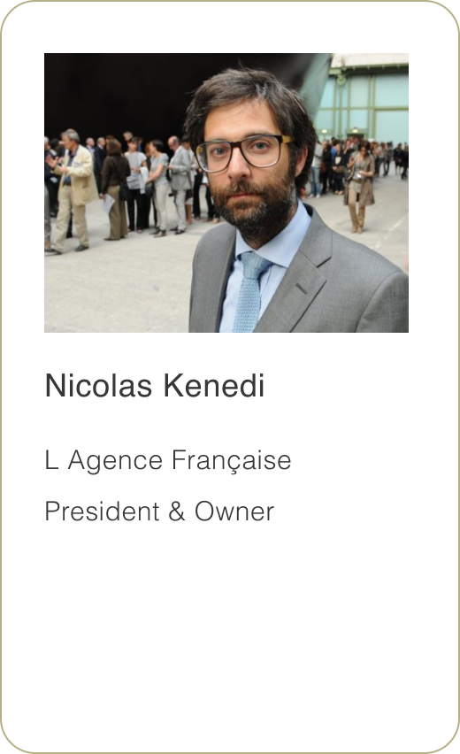 Nicolas Kenedi L Agence Française President &amp; Owner