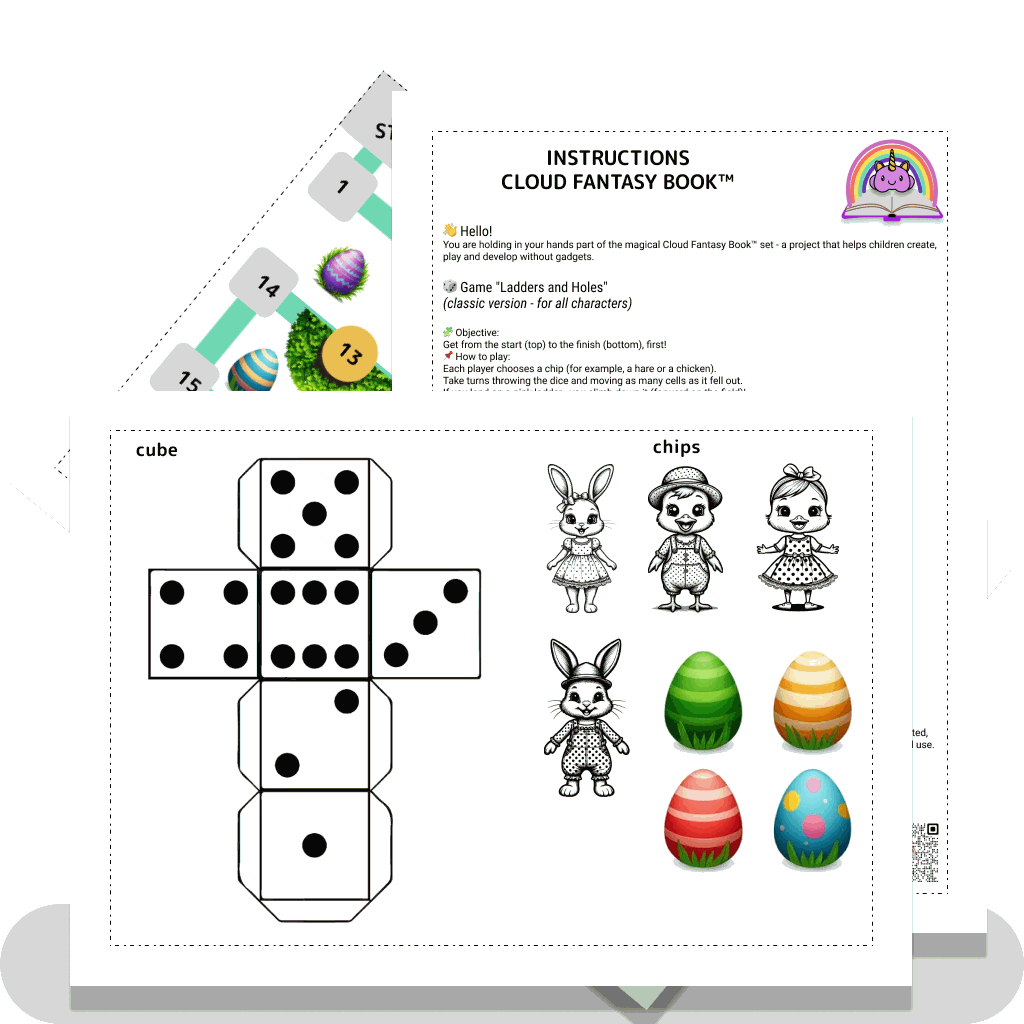 Variant of the game &quot;Ladders and Snakes&quot;