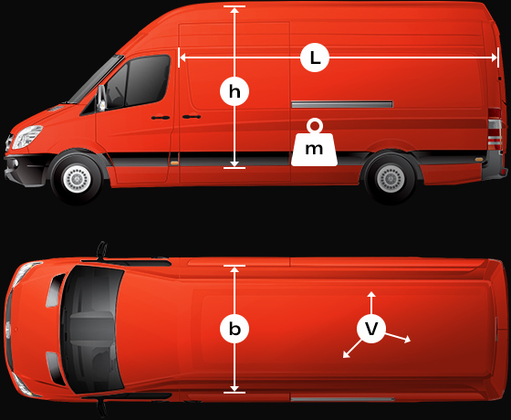 Mercedes-Benz Sprinter Maxi do transportu wyposażenia domów, mieszkań i biur.