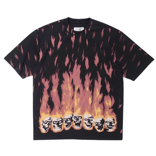 Футболка Supreme Maison Margiela з полумя'м купити