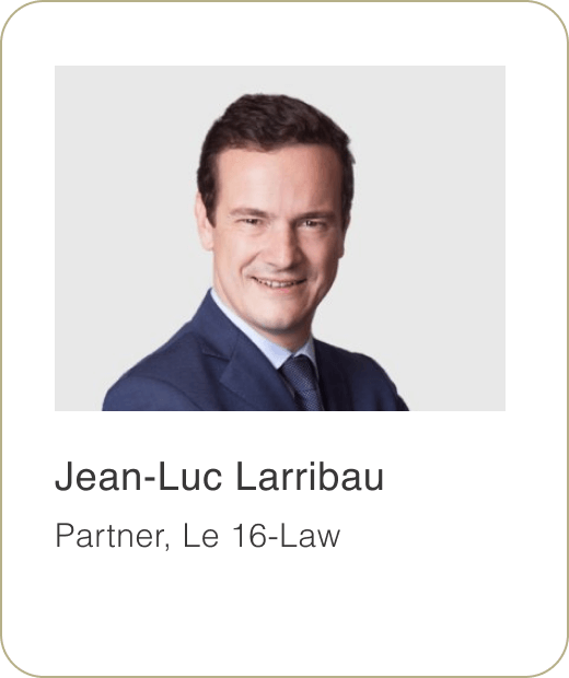 Jean-Luc Larribau Partner, Le 16-Law