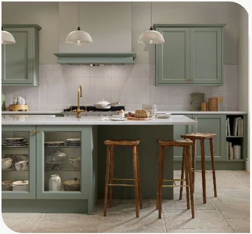 Elegant traditional kitchen with classic details