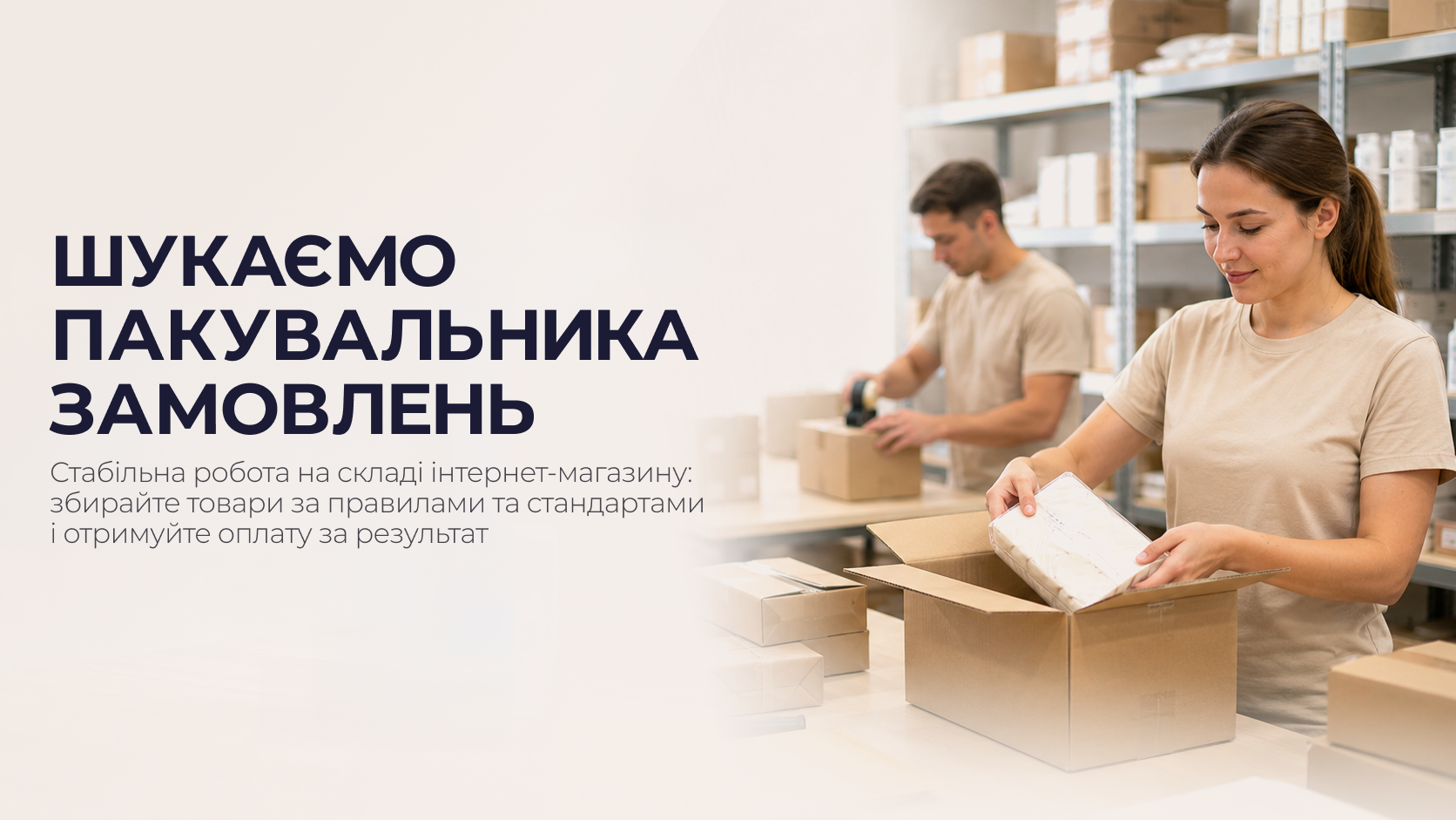 Вакансія — приєднуйтесь до нашої команди